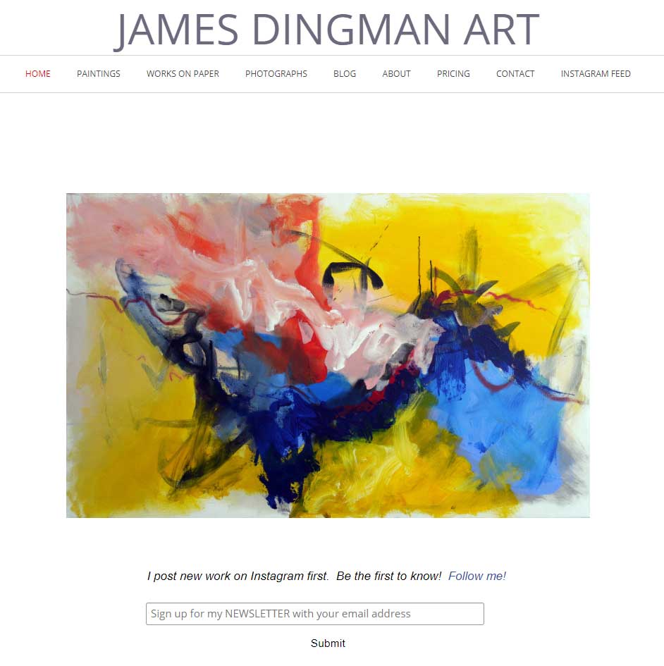 James Dingman Art Website